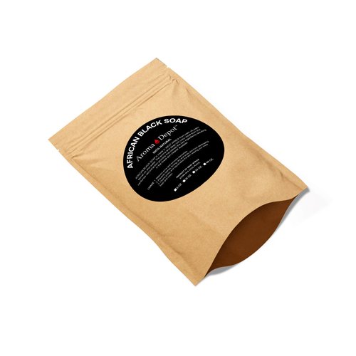 Aroma Depot Raw African Black Soap POWDER 2 lb / 32 oz Natural Raw soap for Acne, Eczema, Psoriasis, Scar Removal Face And Body Wash. Handmade and Powdered Form. Reduces Discoloration.