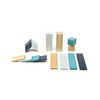 14 Piece Tegu Magnetic Wooden Block Set, Blues