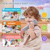KIRALUMI Baby Remote Control Toy with Silicone Teether Cover - Baby Musical Toys, Early Number Learning in 3 Languages (English, Spanish & French), Preschool Boys Girls Toys Gift 6, 12, 18 Months.