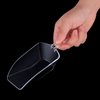 4 Pieces Multi-Purpose Kitchen Scoops Ice Scoop Bath Scoops, Clear Food Candy Sugar Scoop for Kitchen Bar Party Wedding (7.5 Inch Long)