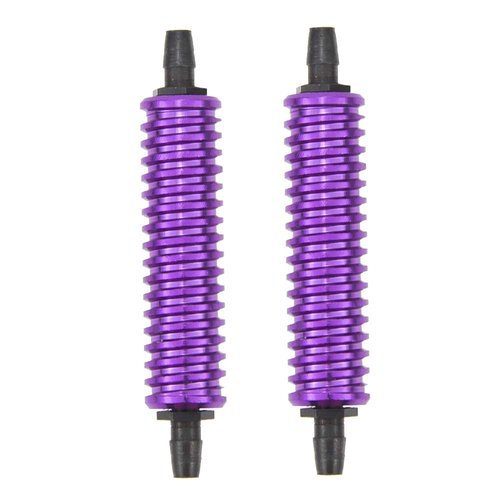 2PCS ShareGoo Aluminum Fuel Tank Air Cooler Fuel Back Pressure Cooling Compatible with HPI HSP Redcat Traxxas Axial Himoto 1/8 1/10 Rc Nitro Engine RC Car Off Road Monster Truck
