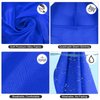 3PCS Silky Durags with Double Sided Brush for Men Wave, Satin Doo Rags for 360, 540, 720 Waves, Award 1 Wave Cap, Ideal Gifts for Christmas (blue+white+black)