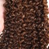 22 24 26 Inch P4/30 Bundles Brown Kinky Curly Human Hair Bundles Brazilian Unprocessed Virgin Hair 3 Bundles Highlight Curly Bundles Human Hair Color #30 Bundles Remy Hair Extensions Brown Bundles