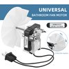Universal SM550 Bathroom Fan Motor Replacement Compatible with Nu-Tone Br-oan Exhaust Vent Fan Motor 120V 50CFM 3000 RPM Replace EM550 C01575 C65878 EM750 65100 VFM100 by Fetechmate