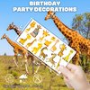116 PCS Christmas Giraffe Face Temporary Tattoos Sticker Wild Jungle Animal Giraffe Birthday Party Decorations Supplies Favors Gifts Baby Shower Boys Girls Zoo Cute Fake Tattoo School Reward Themed