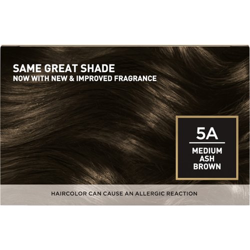 L'Oreal Paris Superior Preference Fade-Defying + Shine Permanent Hair Color, 5A Medium Ash Brown, Pack of 1, Hair Dye