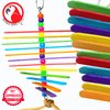 Bonka Bird Toys 868 Mini Stick Natural Chew Colorful Parrot Parrotlet Cockatiel Cockatoo Budgie