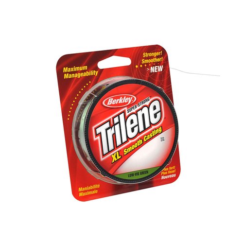 Berkley Trilene® XL®, Low-Vis Green, 14lb | 6.3kg, 1000yd | 914m Monofilament Fishing Line, Suitable for Freshwater Environments