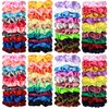80 Pcs Silk Satin Hair Scrunchies 40 color Hair Bobbles Ponytail Holder Hair Accessories Scrunchy Solid Color Hair Ties