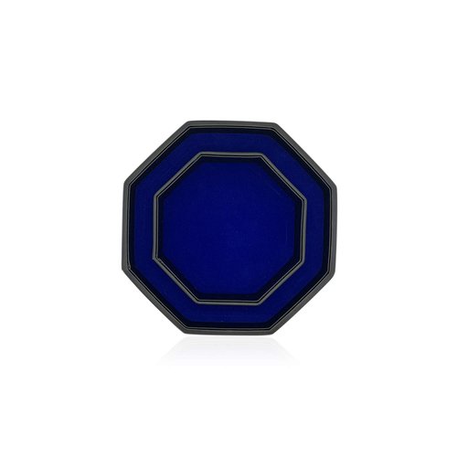 Blue Sword - D&D Dice Tray of Holding by Norse Foundry, 8” Octagon Shape Dice Rolling Tray for Dice Games Like RPG and DND, Dice Box Storage, Removable Top Lid – Soft Padded Inner Lining