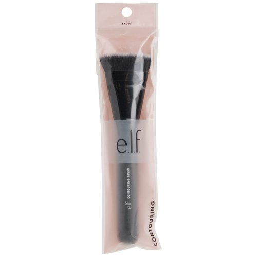 e.l.f. Contouring Brush, Flawlessly Contours & Sculpts Cheekbones, Perfect For Pressed Or Loose Bronzer, Liquids & Creams, Vegan & Cruelty-Free