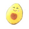 Yellow Dog Chew Toy, Avocado Squeaky Dog Toys, Tough and Chew Resistant, Creative Pet Toy,Soft Plush Avocado Shape Tooth Cleaning Dog Chew Toys for Puppy, Small, Middle, Big Dogs，Dogs Toys,Squeak Toys