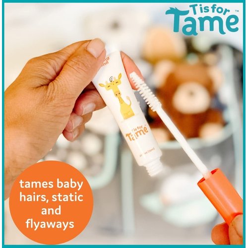 T is for Tame - Hair Taming Wand – Wand for Frizz, Static, Flyaways & More, Leave in Cream Made with 100% Natural Plant-Based Ingredients, Coconut Oil, Jojoba Oil and Tapioca
