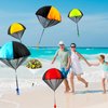 Yihurlm 6Pcs Parachute Toy,Parachute Toys for Kids,Outdoor Children's Flying Toys,Tangle Free Throwing Toy Parachute Gifts for 3 4 5 6 7 8 9 10 Year Old Boys Girls,No Assembly Required