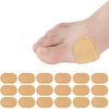 Yimanduo 18 Pieces Toe Cushions Pad, Fabric Toe Bunion Protector Pads, Corn Cushions Bunion Relief Pads for Reduce Rubbing, Callus,Friction Etc Adhesive Pads Sticky