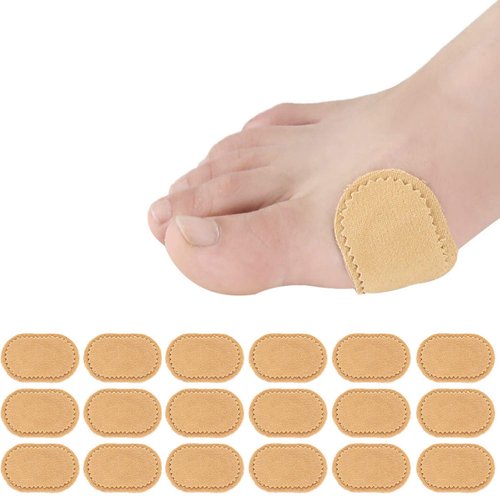 Yimanduo 18 Pieces Toe Cushions Pad, Fabric Toe Bunion Protector Pads, Corn Cushions Bunion Relief Pads for Reduce Rubbing, Callus,Friction Etc Adhesive Pads Sticky