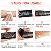 Henna Tattoo Stencils kit,Reusable Henna Stencils for Hand Forearm Glitter Airbrush DIY Tattooing Template, Indian Temporary Tattoo Stickers for Women Girls（8.2" x 4.7"）