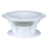 Lippert 360 Siphon RV Roof Vent Cap for Odor Prevention with Universal Fit, Built-In Bug Screen, White Polycarbonate - 389381