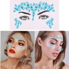 Generic Mermaid Face Gems Glitter Crystals Face Stickers Gems Rhinestone Body Temporary Tattoos for Makeup Rave Party Design