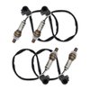 RANSOTO O2 Oxygen Sensor 15717 Downstream Upstream Compatible with 1990-2014 Ford F150 F250 F350 Ranger Escape Explorer Lincoln Mazda Mercury Replaces 15716 15718 Set of 4