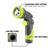Flexzilla Garden Hose Nozzle - 6-Pattern Adjustable, NFZG64, ZillaGreen™