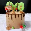 Woodland Animals Cake Topper Hedgehog cake decoration Hedgehog Mushroom Birthday Party Supplies