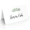 Printed Party Table Place Cards for All Occasions and Events, Set of 25 (Elegant Branch)