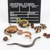 Realistic Wild Life Jungle Animal Model Playset 6 PCS Snake Red-tailed Boa Rattlesnake Model Party Favors Supplies Cake Toppers Set Toys for 5 6 7 8 Years Old Boys Girls Kid Toddlers