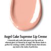 Gerard Cosmetics Supreme Lip Creme Angel Cake | Highly Pigmented, Fully Opaque Nude Pink Lip Gloss | Nourishing, Hydrating, Liquid Lipstick for Full Coverage Lip Color
