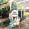 158 PCS Green Cow Balloons Arch Garland Kit Cow Party Decorations for Baby Shower Birthday Farm Western Cowboy Theme Party Supplies Decorations