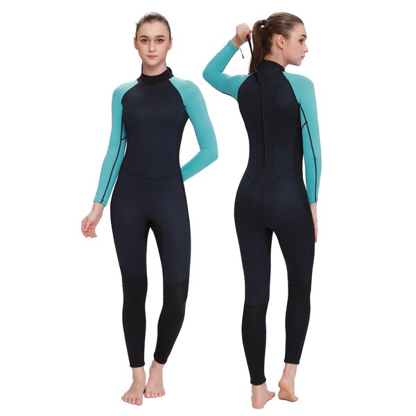 FLEXEL Full Body Wetsuit for Women Men 3/2mm, 5/4mm Neoprene Wet Suits for Cold Water, Scuba Diving Suit Long Sleeve for Surfing Swimming Snorkeling