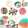 2024 New 12 Pack Mini Christmas Slime Set, Butter Cloud Jelly Crystal Slime, for Teen Girls for Kids, Christmas Toys Kit Xmas Classroom Rewards, Advent Calendar 2024 Kids