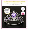 Kids Makeup Kit for Girls Princess Dress Up Shoes, BIBUTY Pretend Play Fake Makeup Set Toy for Girls with Princess Shoes Crowns Handbag for Little Girls, Princess Toy Gift for 3-6 Toddler Little Girls