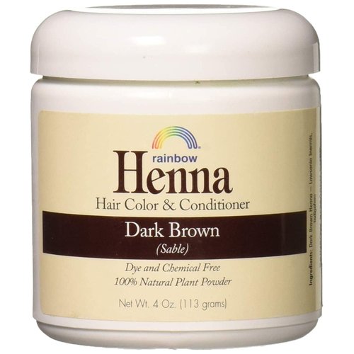Rainbow Research Henna Hair Color and Conditioner Persian Dark Brown Sable - 4 oz