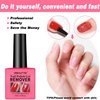 4 Pack Gel Nail Polish Remover,Gel Polish Remover For Nails In 1-5 Mins - Quick & Easy Gel Polish Remover Gift Set- Don't Hurt Nails, Professional Non-Irritating Nail Polish Gel Remover - 0.5 Fl Oz