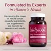 Ladywell Daily Hormone Balance Capsules - Targeted Women's Health Supplement - Adaptogens, Vitamins, Functional Mushrooms, Amino Acids - Science-Backed, Plant-Based, Naturally-Effective - 60 Capsules