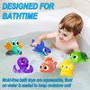FWXZBKK Bath Toys,Mold Free Baby Bath Toys for Toddlers 1-3,No Hole Bath Toys for Babies 6-12 Months,Bath Tub Toys for Toddlers 1-3,Water Toys Shower Toys Pool Toys for 1-4 Years Old Boys Girls Kids