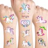 UVUXO Temporary Tattoos for kids - 90 Styles Cartoon Cute Tattoos Temporary for Girls Boy Birthday Party Supplies Gifts for Kids