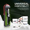 OVONIC 3s Lipo Battery 50C 5500mAh 11.1V Lipo Battery with Dean-Style T Connector for RC Airplane Quadcopter Helicopter FPV Drone(2 Packs)