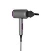 Hair Dryer, 1800 Watts Professional Ionic Hair Dryer with Diffuser and Nozzles, Powerful Blow Dryer for Fast Drying,Compact & Lightweight Travel Portable Hair Dryer for Women (Gray)