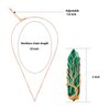 VIBILIA Healing Crystal Necklace Tree of Life Wire Wrapped Malachite Stone Point Pendant Necklace Hexagonal Reiki Spiritual Quartz Gemstone Jewelry for Women Men
