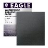 Eagle 9x11 Silicon Carbide Waterproof Sanding Sheets, Flexible Back, Grit P400, 102-0400, 50 Sheets