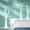 Toothbrush Replacement Heads Compatible with Philips Sonicare, Electric Toothbrush Replacement Brush Heads with Protective Cover Snap-On Toothbrushes(8 Pack) Refill DiamondClean ProtectiveClean