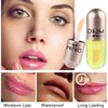 BINGBRUSH 3 Pcs Capsule Color Changing Lip Gloss Tinted, Pink Plumping Magic Mood Lipstick Lip Glaze, High-Shine Clear Lip Stain Lip Balm Lip Care, Longlasting Moisturizing Lip Glow Oil