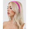 Bmobuo 1.3 Inch Wide Headbands for Women Girls, Pink Headband Women Fashion Head Bands for Women's Hair Costumes Headband Pink Accessories Diademas Para Mujer