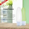 Dot&Dot Leak Proof Travel Bottles for Toiletries - TSA Approved Travel Shampoo Bottles - 3oz Travel Shampoo and Conditioner Bottles - Travel Size Toiletries - 3 oz Silicone Travel Bottles with Labels