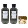 Bath & Body WorksMen's Collection Gingham Legend - 2 Pack Of 3 in 1 Hair, Face & Body Wash with a Cabin Spice Soap.