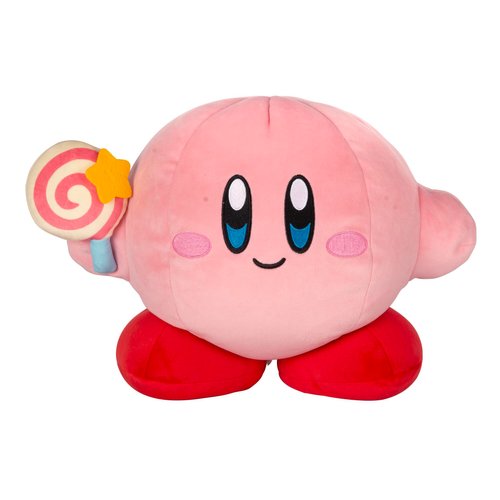 Club Mocchi Mocchi- Kirby Plushies - Kirby with Invincible Candy Plushie - Squishy Kirby Toys - Collectible Plush Toys and Cute Stuffed Animals and Stocking Stuffers for Kids - 15 Inch