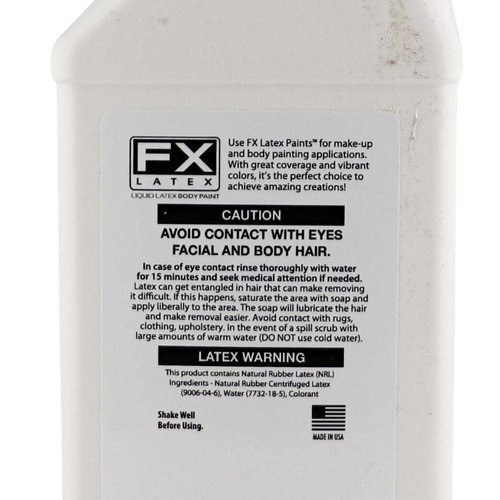 Liquid Latex Fashions- Ammonia Free Natural Face paint for Kids and Adults, Ideal for Artwork, School Plays, Cosplays and Concerts, Fluorescent Blue- 16 oz
