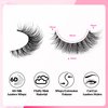 wiwoseo Natural Wispy Fluffy Lashes with Glue Cat Eyes Mink Lashes Clear Band Eyelashes with Glue Kit Russian Strip Lashes Natural Look False Eyelashes Extension Strip Lashes D Curly 7 Pairs Pack